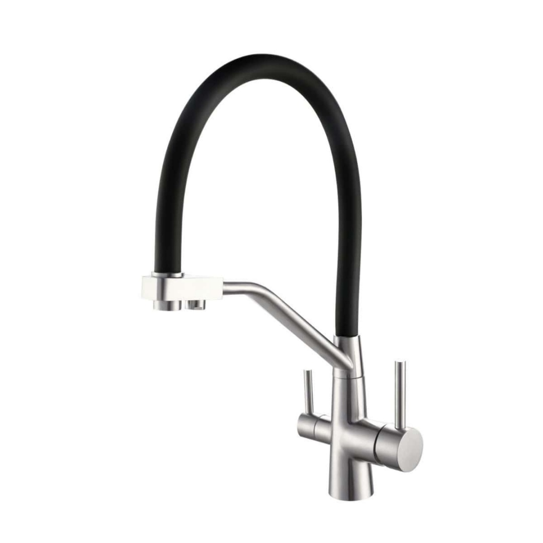 kitchen faucet with three holes LKS3007S