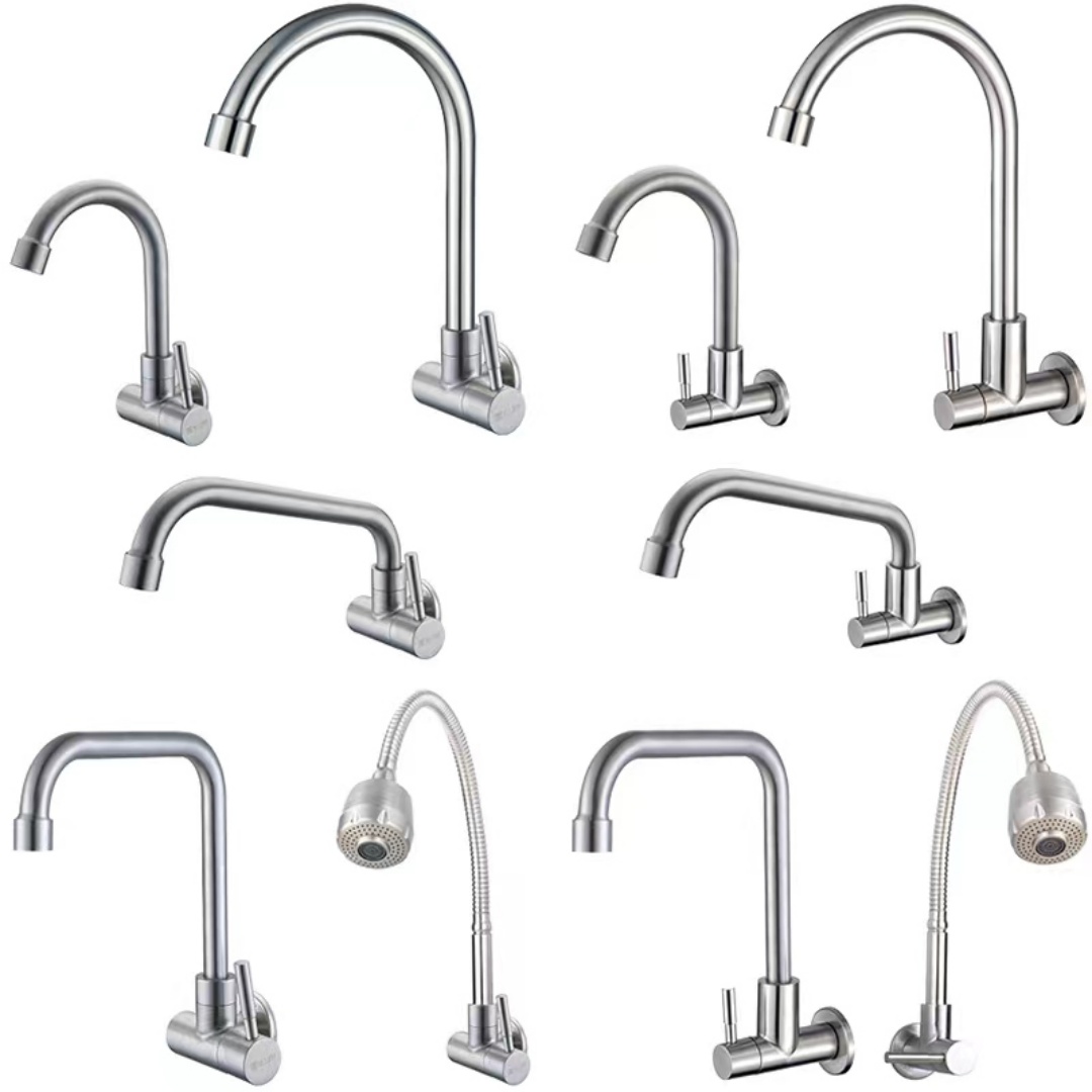 304 stainless steel cold faucets