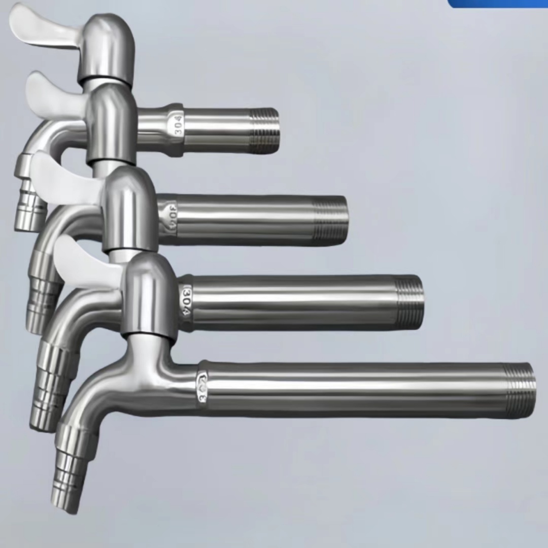 Special long washing machine water tap