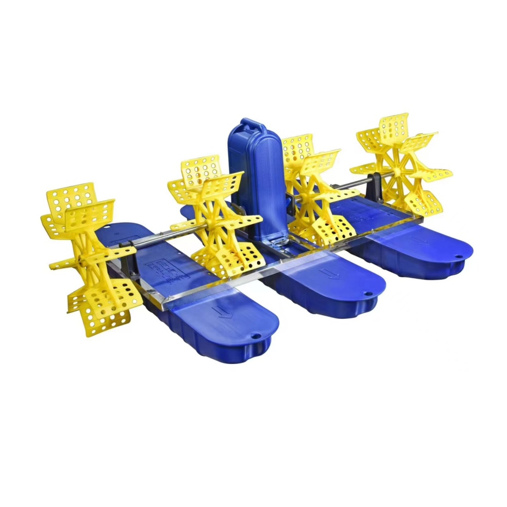 4 impellers paddle wheel aerator