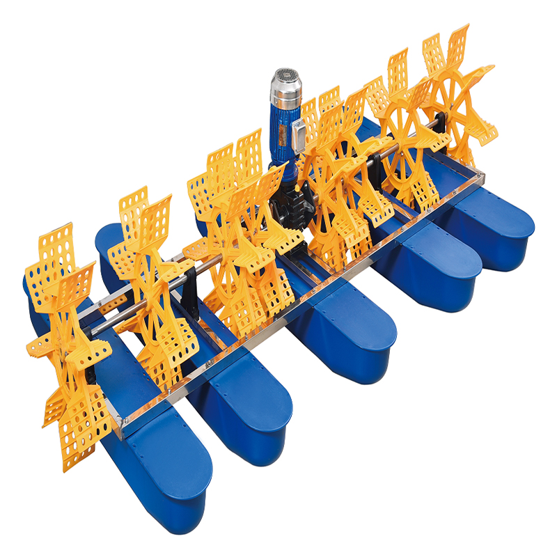 8 impellers paddle wheel aerator